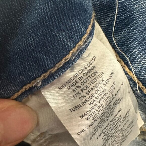 EUC- CURRENT ELLIOTT SKINNY DISTRESSED JEANS - Picture 7 of 7